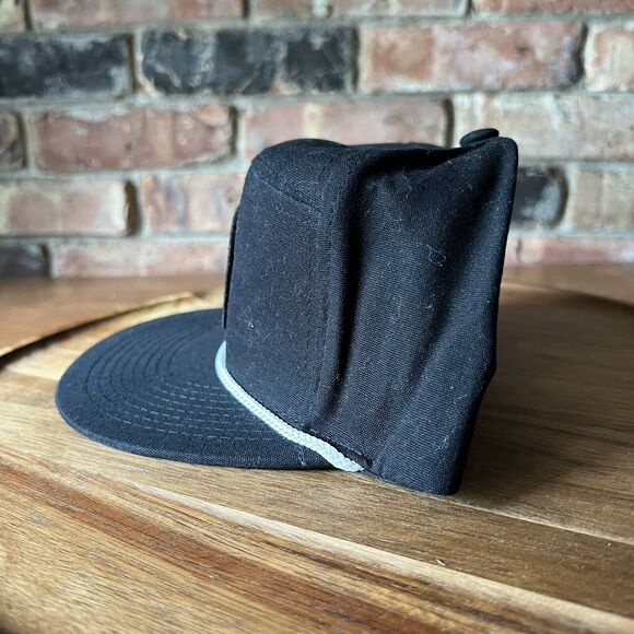 The Mountain And The Wave Quicksilver Flatbill Black White Rope Hat - Picture 6 of 16